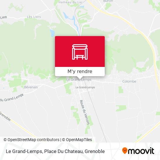 Le Grand-Lemps, Place Du Chateau plan