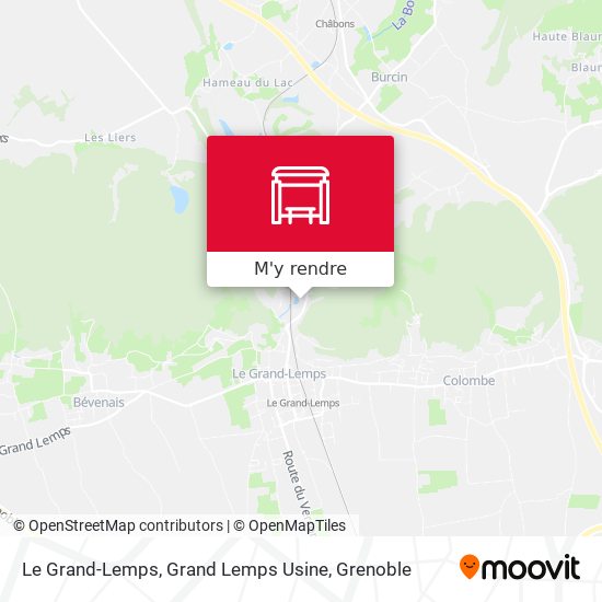 Le Grand-Lemps, Grand Lemps Usine plan