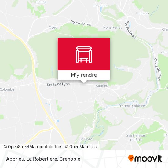 Apprieu, La Robertiere plan