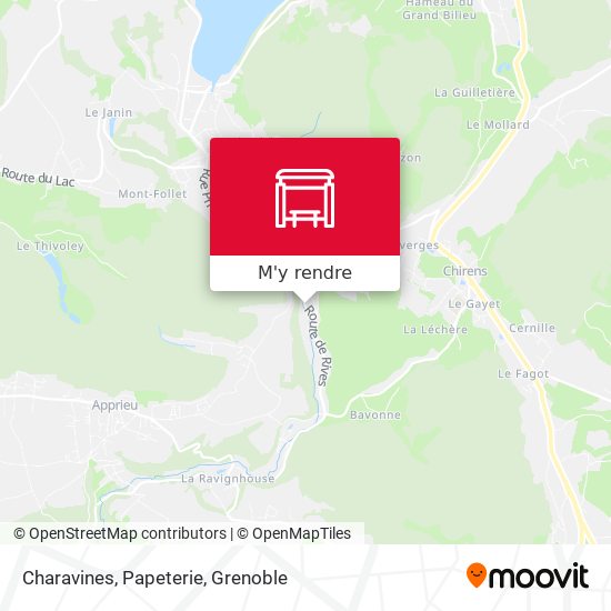 Charavines, Papeterie plan