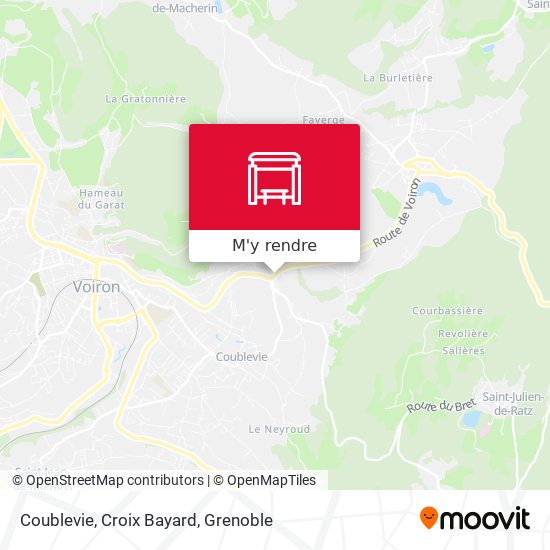 Coublevie, Croix Bayard plan