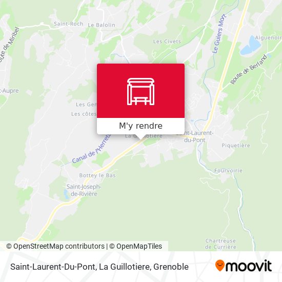 Saint-Laurent-Du-Pont, La Guillotiere plan