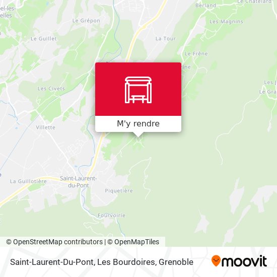 Saint-Laurent-Du-Pont, Les Bourdoires plan