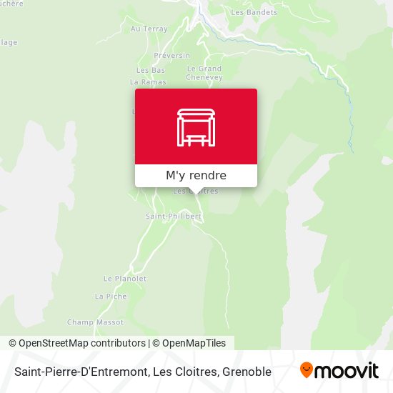 Saint-Pierre-D'Entremont, Les Cloitres plan