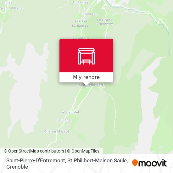 Saint-Pierre-D'Entremont, St Philibert-Maison Saule plan