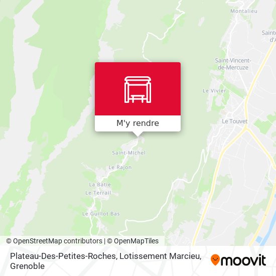 Plateau-Des-Petites-Roches, Lotissement Marcieu plan