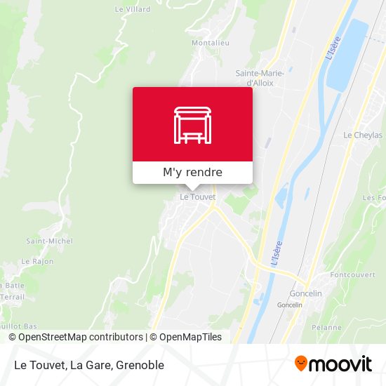 Le Touvet, La Gare plan