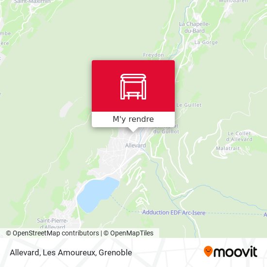 Allevard, Les Amoureux plan