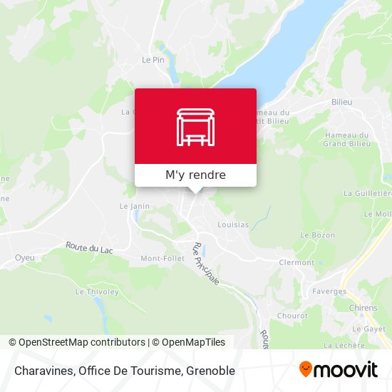 Charavines, Office De Tourisme plan