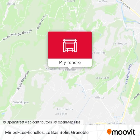 Miribel-Les-Échelles, Le Bas Bolin plan