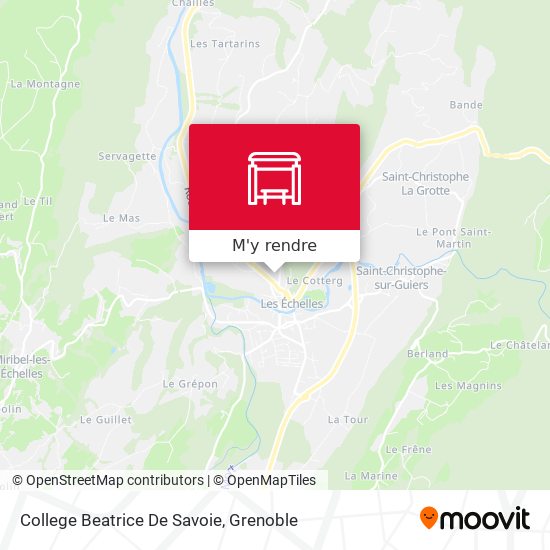 College Beatrice De Savoie plan