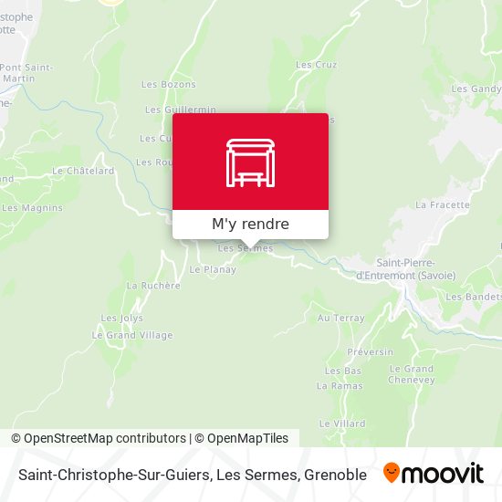 Saint-Christophe-Sur-Guiers, Les Sermes plan