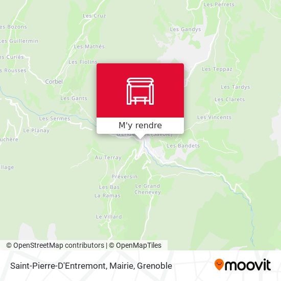 Saint-Pierre-D'Entremont, Mairie plan