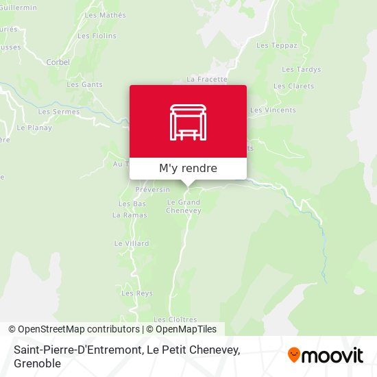 Saint-Pierre-D'Entremont, Le Petit Chenevey plan