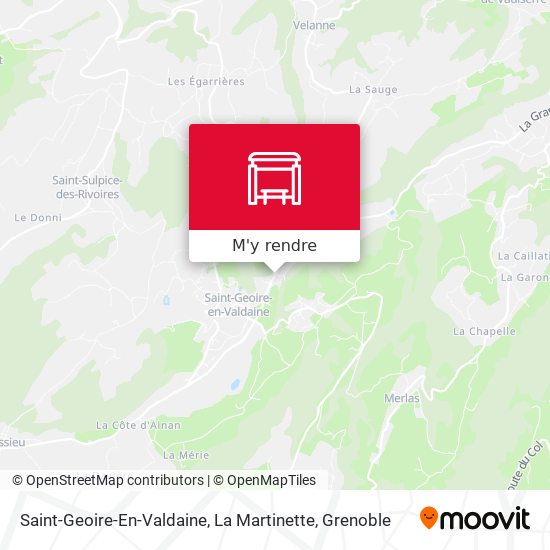 Saint-Geoire-En-Valdaine, La Martinette plan