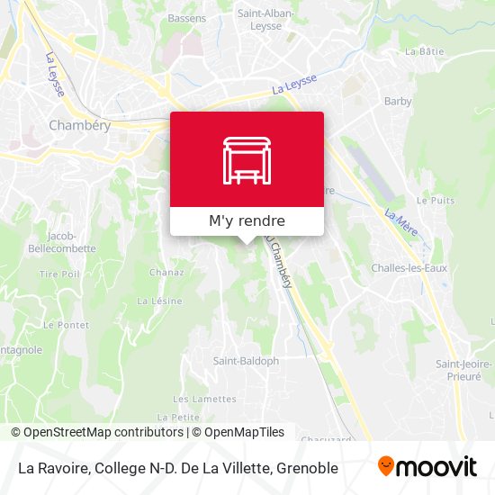 La Ravoire, College N-D. De La Villette plan