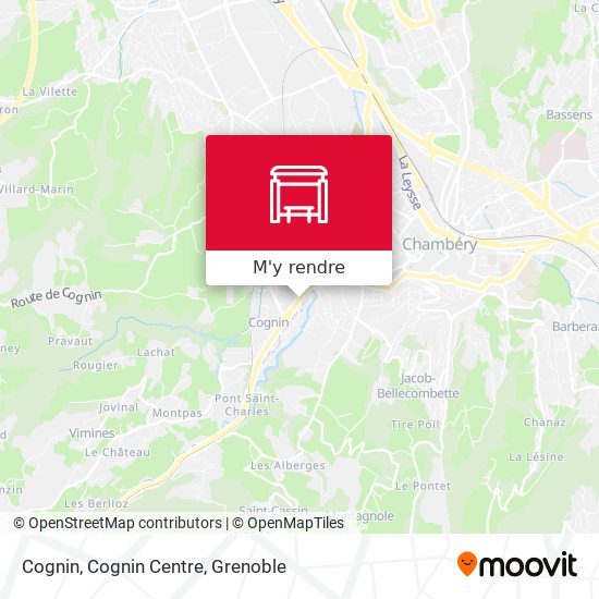 Cognin, Cognin Centre plan