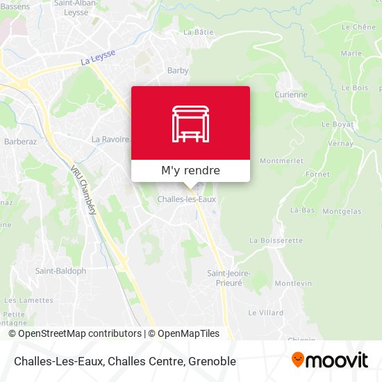 Challes-Les-Eaux, Challes Centre plan