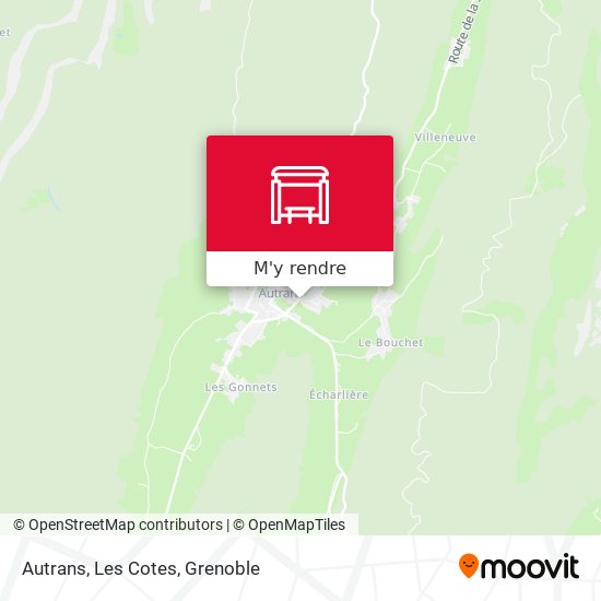 Autrans, Les Cotes plan
