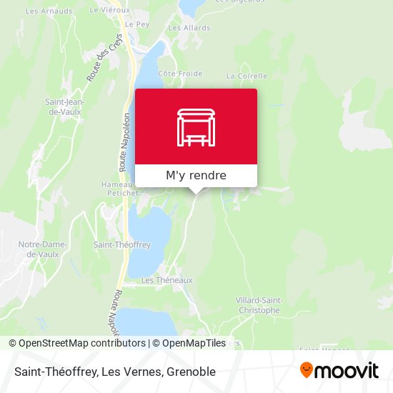 Saint-Théoffrey, Les Vernes plan