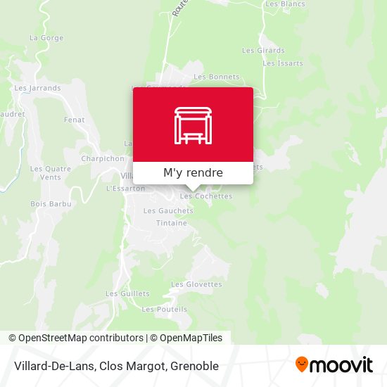 Villard-De-Lans, Clos Margot plan