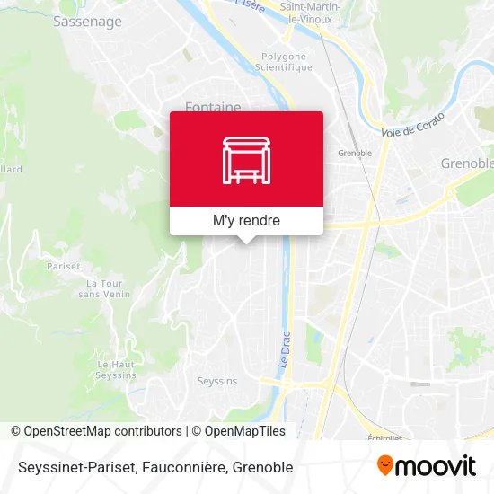 Seyssinet-Pariset, Fauconnière plan
