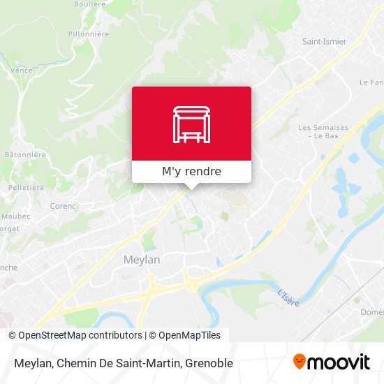 Meylan, Chemin De Saint-Martin plan