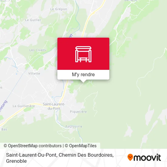 Saint-Laurent-Du-Pont, Chemin Des Bourdoires plan