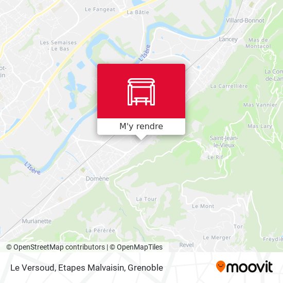 Le Versoud, Etapes Malvaisin plan