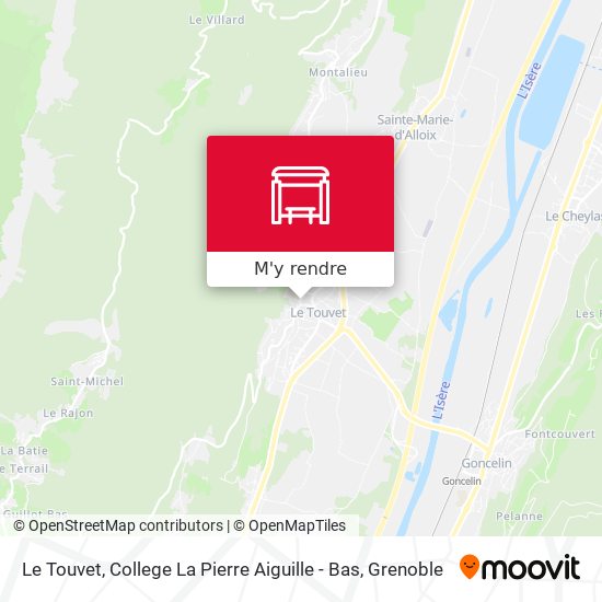 Le Touvet, College La Pierre Aiguille - Bas plan