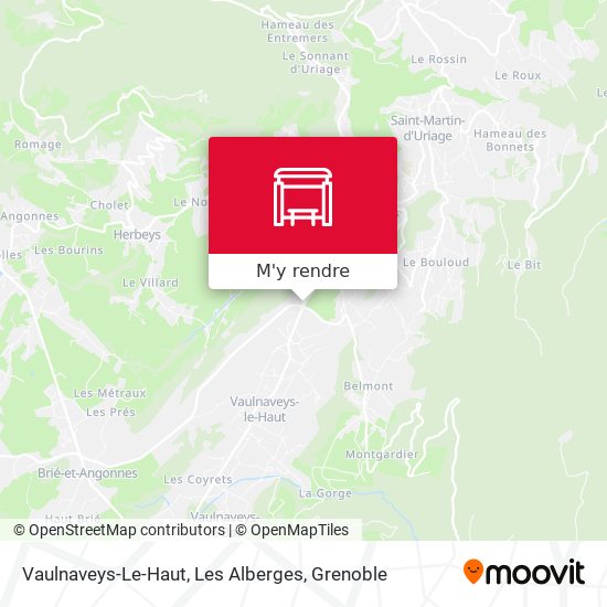 Vaulnaveys-Le-Haut, Les Alberges plan