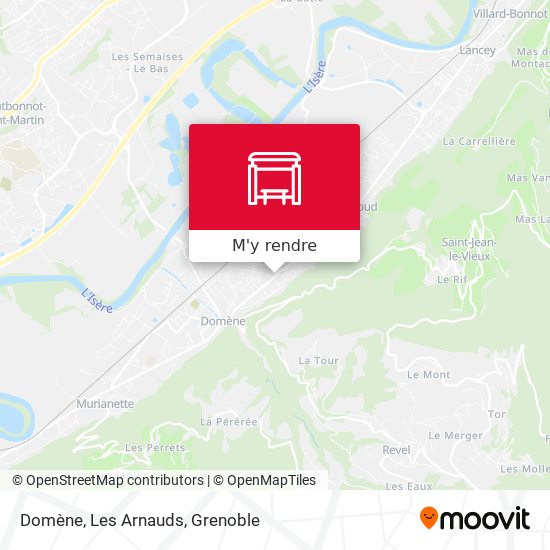 Domène, Les Arnauds plan
