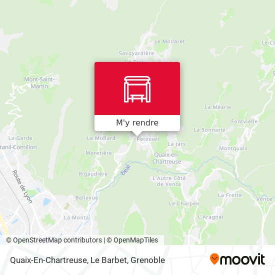 Quaix-En-Chartreuse, Le Barbet plan