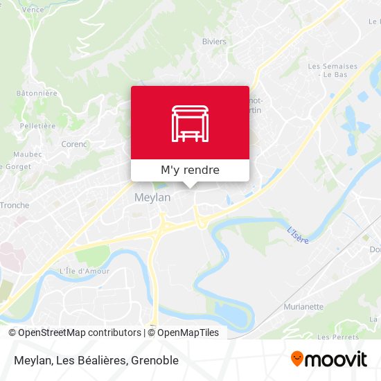 Meylan, Les Béalières plan