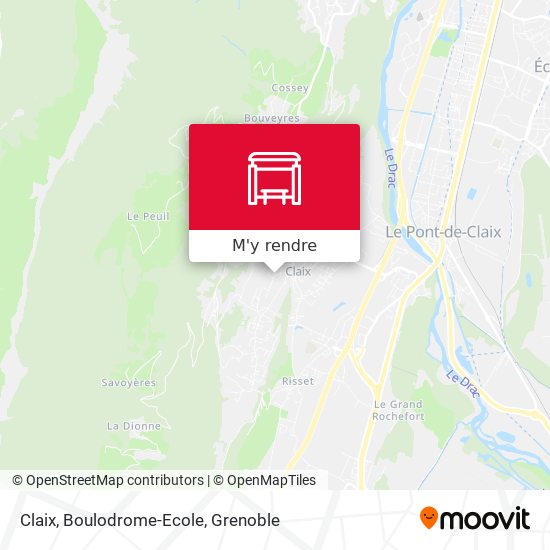 Claix, Boulodrome-Ecole plan