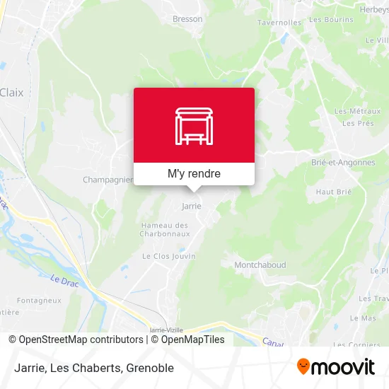 Jarrie, Les Chaberts plan