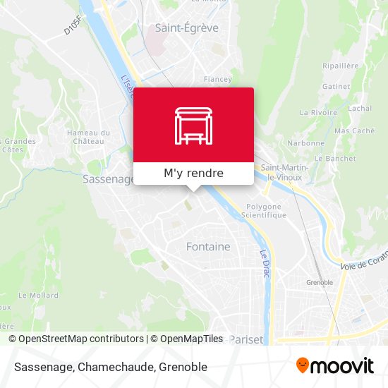Sassenage, Chamechaude plan