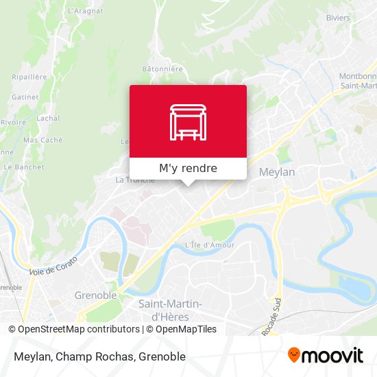 Meylan, Champ Rochas plan