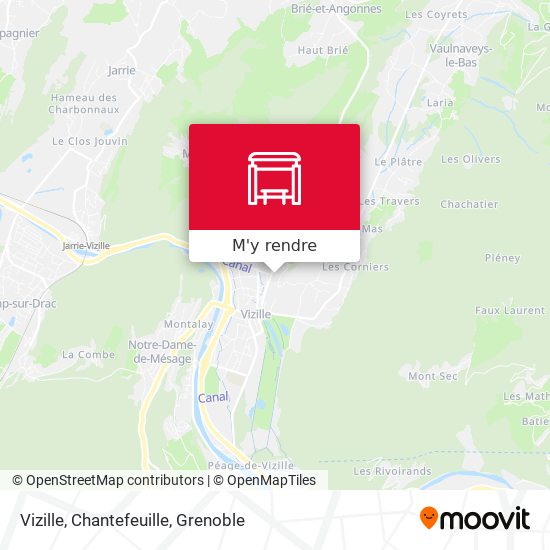 Vizille, Chantefeuille plan