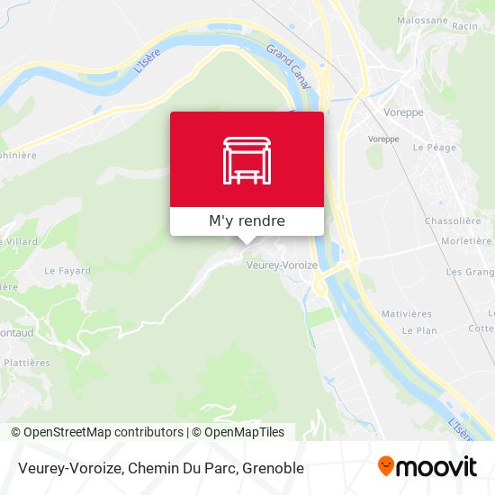 Veurey-Voroize, Chemin Du Parc plan