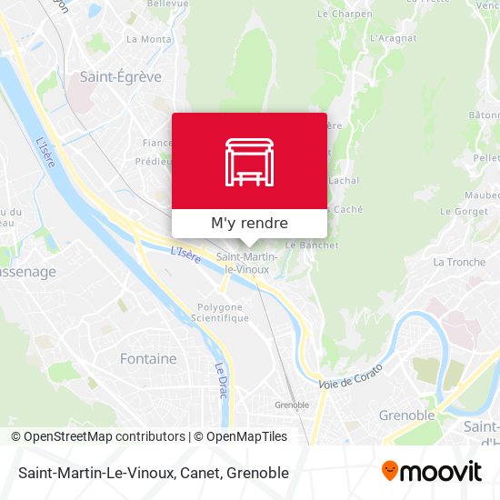 Saint-Martin-Le-Vinoux, Canet plan