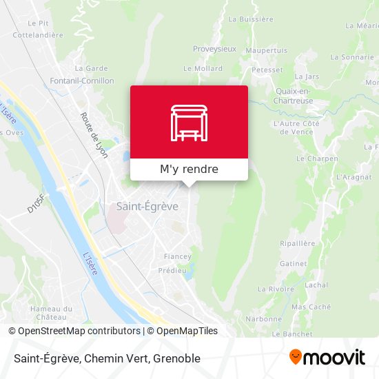Saint-Égrève, Chemin Vert plan