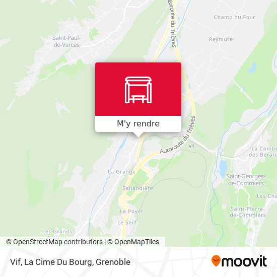 Vif, La Cime Du Bourg plan