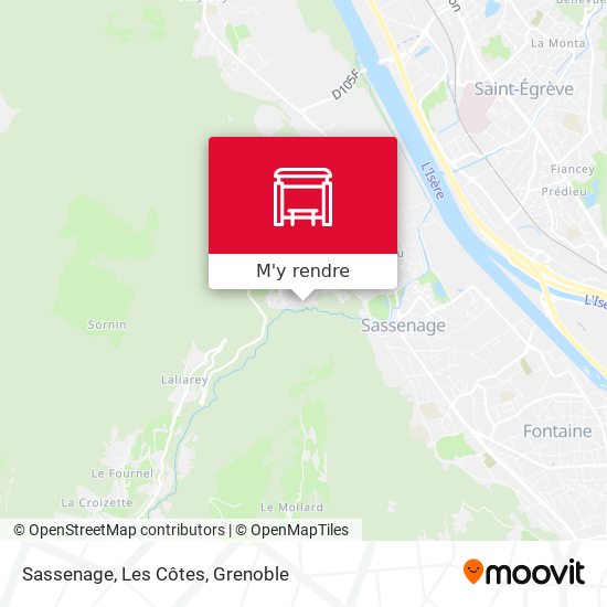 Sassenage, Les Côtes plan