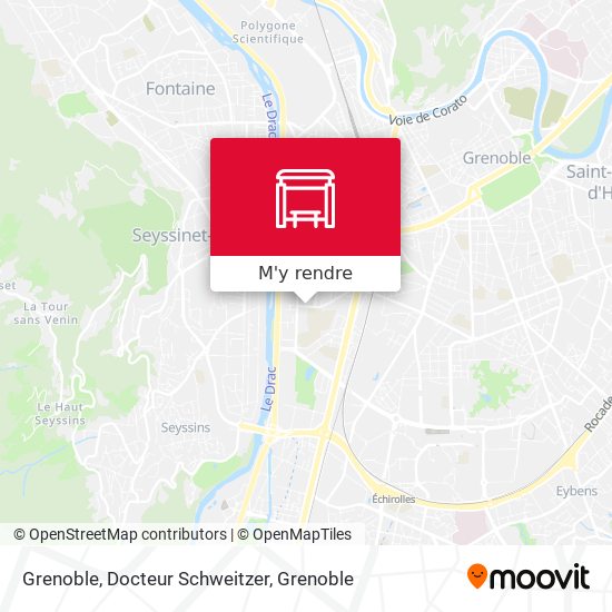 Grenoble, Docteur Schweitzer plan