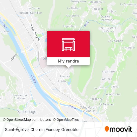 Saint-Égrève, Chemin Fiancey plan