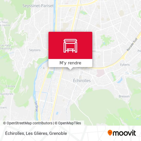 Échirolles, Les Glières plan