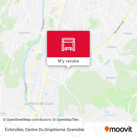 Échirolles, Centre Du Graphisme plan