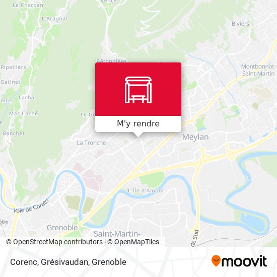 Corenc, Grésivaudan plan