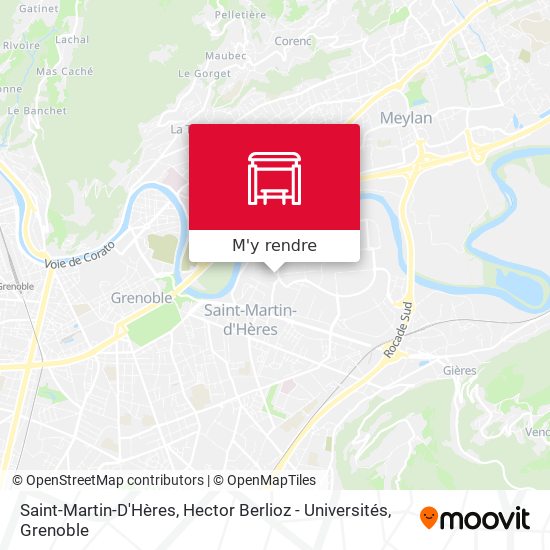 Saint-Martin-D'Hères, Hector Berlioz - Universités plan